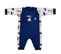 Splash About Warm in One Maillot de Bain Bébé Isolé en Fleece, Tug Boats, 6-12 mois