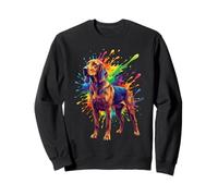 Splash Art Bloodhound Minimalist St. Hubert Hound Sweatshirt