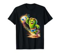 Splash Art Cactus Volleyball Player T-Shirt