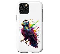 Splash Art Eagle with Headphones Coque pour iPhone 11 Pro