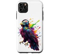 Splash Art Eagle with Headphones Coque pour iPhone 11 Pro Max