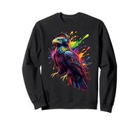 Splash Art Eagle with Headphones Sweatshirt