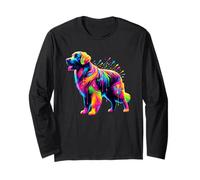 Splash Art Flat-Coated Retriever Manche Longue
