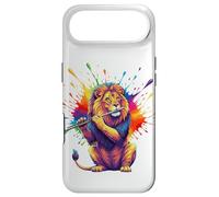 Splash Art Flute Lion Flautist Coque pour iPhone Air