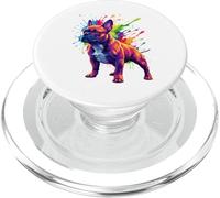 Splash Art French Bulldog PopSockets PopGrip pour MagSafe