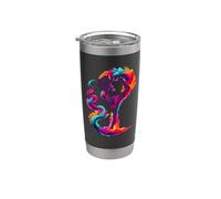 Splash Art Gymnast Acrobats Gymnastics Gymnastic Gymnasts Gobelet isotherme en acier inoxydable double paroi