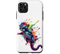 Splash Art Headphone Sugar Glider Coque pour iPhone 11 Pro Max
