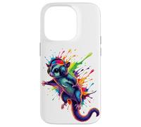 Splash Art Headphone Sugar Glider Coque pour iPhone 14 Pro