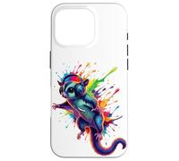 Splash Art Headphone Sugar Glider Coque pour iPhone 16 Pro