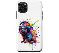 Splash Art Marmoset DJ Headphones Coque pour iPhone 11 Pro Max