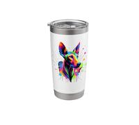 Splash Art Pharaoh Hound Gobelet isotherme en acier inoxydable double paroi