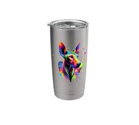 Splash Art Pharaoh Hound Gobelet isotherme en acier inoxydable double paroi