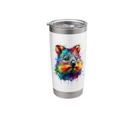Splash Art Quokka Quokkas Gobelet isotherme en acier inoxydable double paroi
