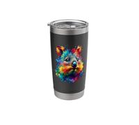Splash Art Quokka Quokkas Gobelet isotherme en acier inoxydable double paroi