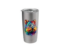 Splash Art Quokka Quokkas Gobelet isotherme en acier inoxydable double paroi