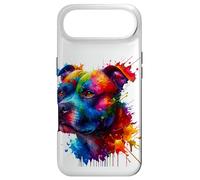 Splash Art Staffordshire Bull Terrier Staffy Terriers Coque pour iPhone Air