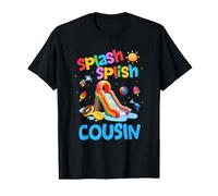 Splash Splish Cousin Summer 1er Anniversaire Famille Pool Party T-Shirt Graphique avec Valeur