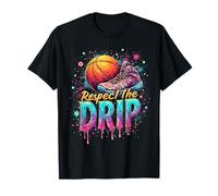 Splash Street Style Respect the Drip Baskets de basketball T-Shirt