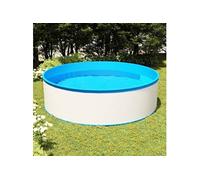 VidaXL Piscine à éclaboussures 350x90 cm Blanc