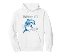 Splashing Into Grade 9 - Back to School Dolphin Graphic Sweat à Capuche