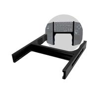 SplashNColor Poignée de manette compatible avec LegionGo avec mini espace de clavier Bluetooth pour Rii518 BT Mini - Support de connecteur portable pour console de jeu vidéo - ABS - Noir