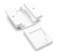 SplashNColor Support de câble d'extension USB 3.0 - Support à visser sous le bureau pour câbles d'extension USB | Garde les ports accessibles | Organiseur de gestion de câbles pour la maison, le