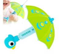 SplashSpin Umbrella Toy | ABS 18,4 x 16 x 20,7 cm Rotating Water Spray Bath Beach Squirter Fun Play Gadget | Kids Water Sprinkler Pool Bathtub Outdoor Summer Amusement Park Travel Gift Toy