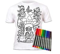 Splat Planet Fée Tinkerbell T-Shirt À Colorier Magique avec 10 Stylos Magiques Lavables - Colorez Votre T-Shirt, Colorez Et Lavez Et Recolorez (9-11 Years)