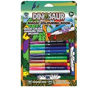 Splat Planet Livre De Coloriage Magique Dinosaure Avec Ensemble De Stylos Magiques À Changement De Couleur - Livre De Coloriage Format A4 Magical Art - (Dinosaure)