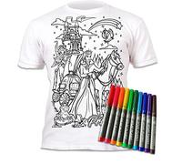 Splat Planet T-Shirt Princess, coloriage Magique avec 10 feutres lavables Non Toxiques - Coloriez Votre t-Shirt, lavez et recolorez (3-4 Ans)