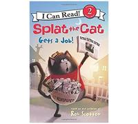 Rob Scotton – Splat the Cat Gets a Job! – Livre en anglais – Broché