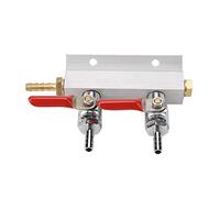 Splateur de bière RepiceFinem à 2 Voies CO2 Air Gas Gas Distribution Splitter avec Un clapet Anti-Retour pour Le système de fût de Brassage Domestique