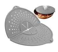 Splatter Guard For Frying Pan | 36x32.5x1cm Strong Heat-Resistant Foldable Silicone Lid,Efficient Rotatable Pan Grease Splatter Screen | For Cooking Frying Pot Stewing Steaming Kitchen