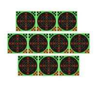 Splatter Targets - Bright Fluorescent Stickers, High Visibility Markers for Training Accuracy, Reactive Design with Clear Burst Effect, Practice Target Set for Backyard Kids A