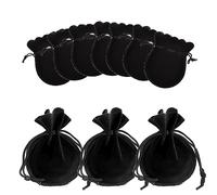 Spldsun Lot de 50 sachets en velours avec cordon de serrage, pour ranger de petits cadeaux, bijoux, bonbons, bijoux, etc. Pour éviter les rayures