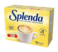 SPLENDA Édulcorant sans calories, en portions individuelles (50 unités)