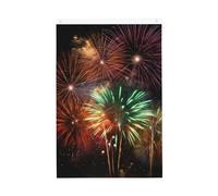 Splendid Fireworks Drapeau de jardin bienvenue 6 x 0,9 m Double face Ne se décolore pas Drapeau de maison Toile de fond Photo Bannière pour cour, porche, pelouse, décoration extérieure