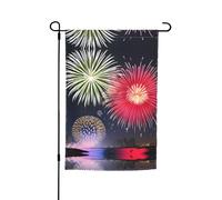 Splendid Fireworks Drapeau décoratif de jardin 30,5 x 45,7 cm Anti-plis et anti-décoloration Convient pour jardin, jardin, pelouse, balcon
