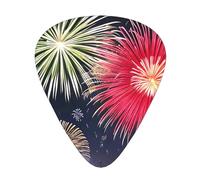 Splendid Fireworks Lot de 12 médiators de guitare 3 épaisseurs différentes pour une variété d'instruments