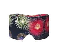 Splendid Fireworks Masque de sommeil pour les yeux et les oreilles (67 x 12 cm) Convient pour les voyages, le yoga, le repos profond à l'intérieur et à l'extérieur