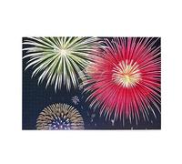 Splendid Fireworks Puzzle en bois pour adulte 1000 pièces pour un festin visuel parfait 1000 pièces