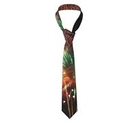 Splendide Feu D'Artifice Cravate Homme Classique Cravatte D'Affaires Élégant Cravate Pour Accessoire Chemise Cérémonie Réunion