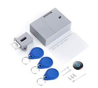 Splenssy Serrure de porte à piles avec carte à puce IC, capteur pour placard et tiroir, SmartLock intelligent invisible et numérique DIY sans trou perforé