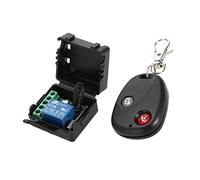 Splenssy Smart Home 433Mhz DC 12V 1CH Wireless Remote Switch Relay Receiver Transmitter Universal Remote Control Switch Module and RF Transmitter 1527 Remote Controls