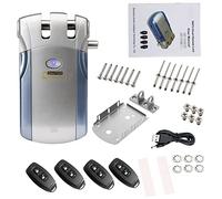 Splenssy Télécommande sans fil Lock Security Invisible Keyless Intelligent Lock Alliage de zinc Métal avec 4 clés Smart Home Contrôle d'accès Système de sécurité