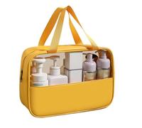 Splicing Makeup Bag, Large-Capacity Travel Cosmetic Organizer, Portable Waterproof Storage Pouch for Facial Care & Small Things, Ideal for Travel Or Daily Use, 11.81x8.46x3.94in