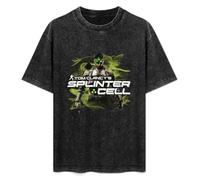 Splinter Cell Sam Fisher T-Shirt Mens Unisex Black Tees M