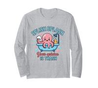 Splish Splash Octopus Your Opinion is Poubelle Baignoire Manche Longue