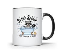 Splish Splash, Ton Opinion Est Nulle. Tasses À Thé Modernes Mug Drôle Tasse Pour Cuisine Bureau Chocolat Chaud 330Ml