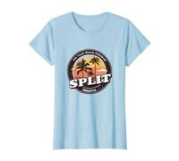 Split Croatie Vintage Vacances Design Souvenir T-Shirt